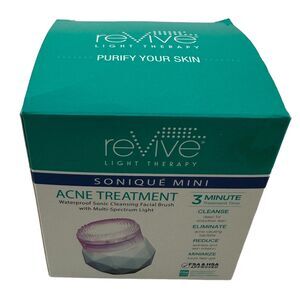 reVive Sonique Mini Light Therapy Wrinkle Reduction Waterproof Device W/ Light